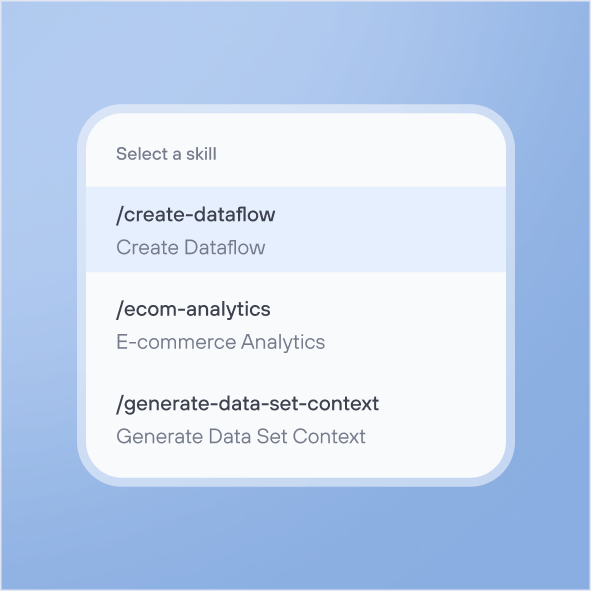 Ready-to-use AI skills image