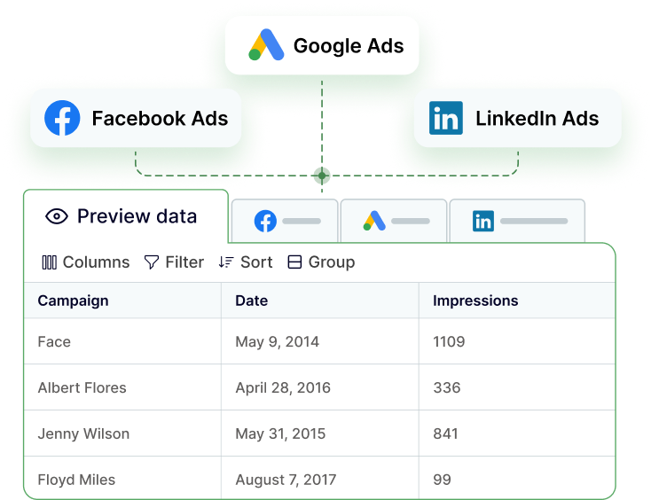 Collect data from QuickBooks and enrich it with information from other sources image