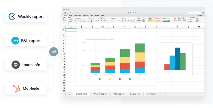 Excel integrations illustration